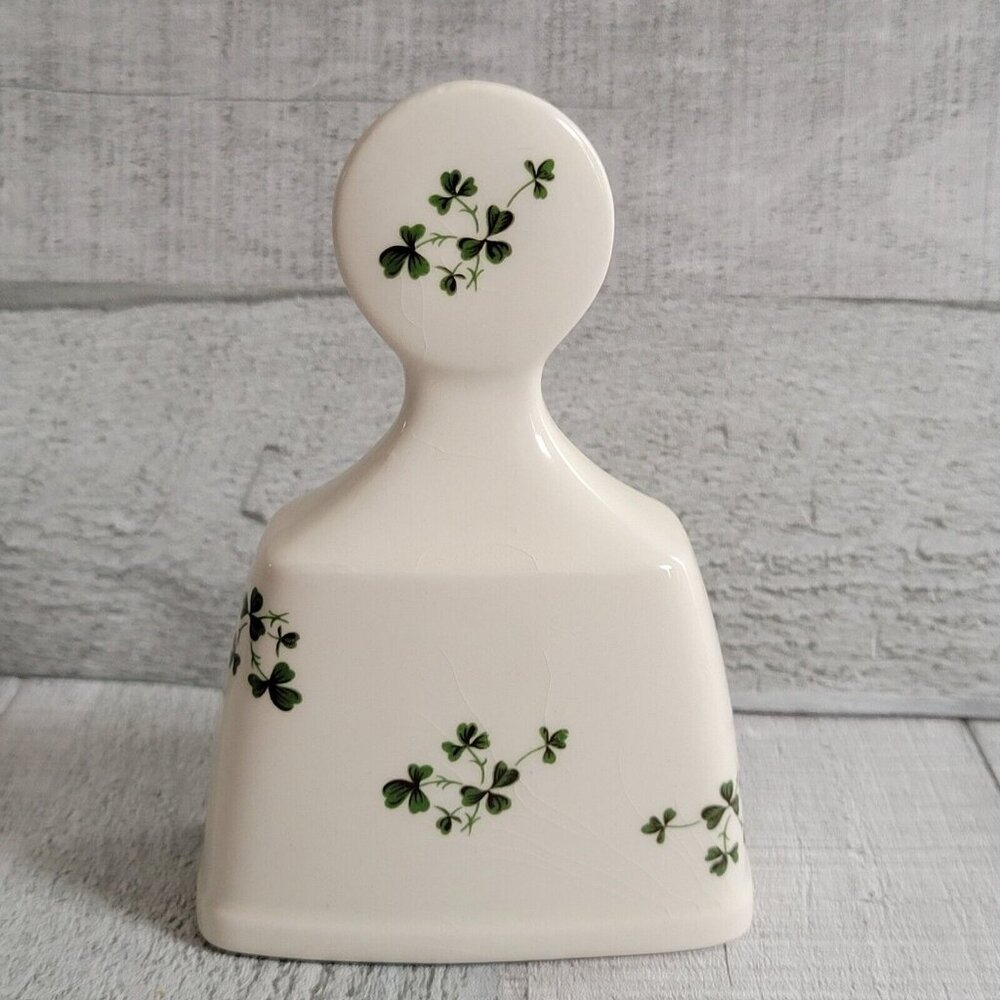 Carrigaline Pottery Co  Irish Bell Shamrocks St Patricks
